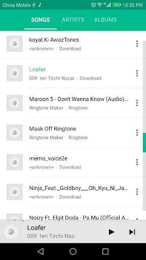 Panda Music Player - Ringtone Maker 1 تصوير الشاشة