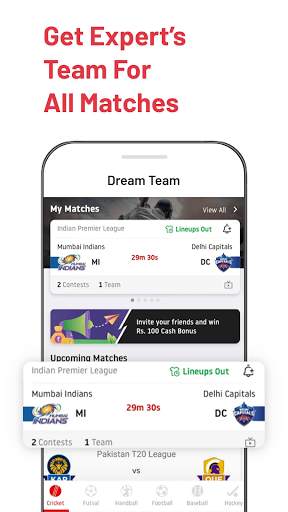 Dream Team 11 - Cricket Prediction & Live Score screenshot 2