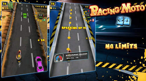 Racing Moto 3D screenshot 2