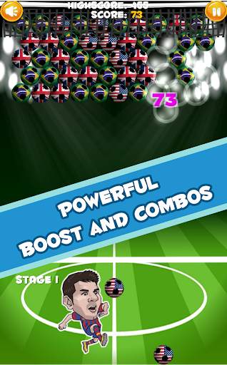 Bubble Soccer Shooter Games screenshot 2