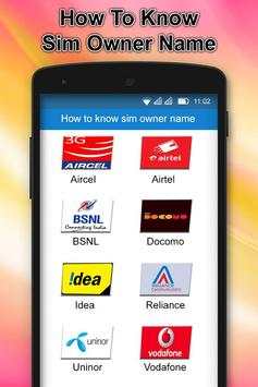 SIM Owner Information : Know Sim Owner Name screenshot 2