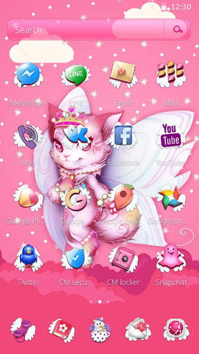 Taffy Angel Cat Theme screenshot 5