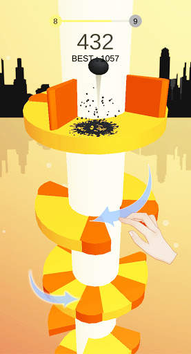 Helix Jump-Jumping Crush Ball Games screenshot 5
