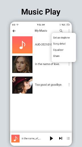 Music Player, Equalizer & Audio Player 5 تصوير الشاشة