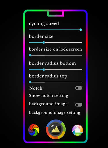 BorderLight Edge Wallpaper : RGB Live Wallpaper screenshot 6