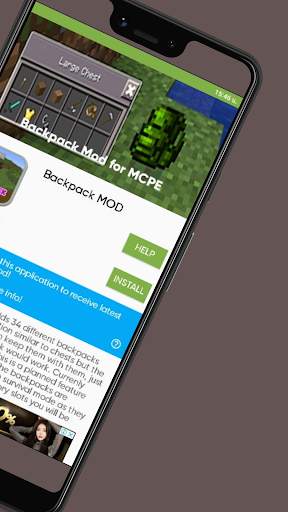 Backpack Mod for MCPE screenshot 3