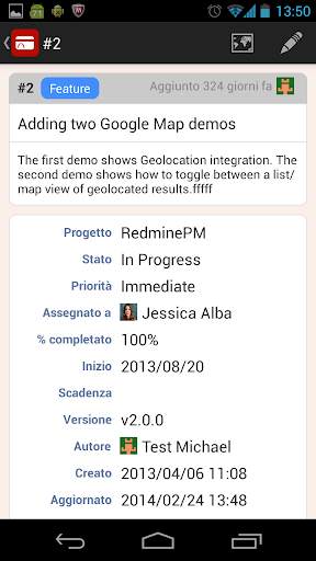 RedminePM - Redmine client App screenshot 2