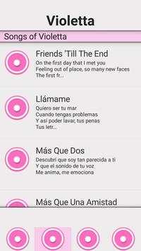 Violetta SONGS screenshot 2