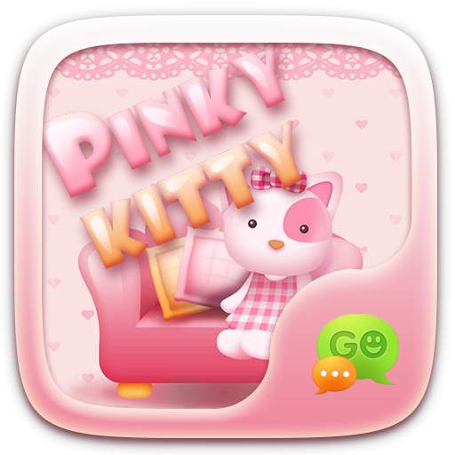 GO SMS PRO PINK KITTY THEME 1.0.61