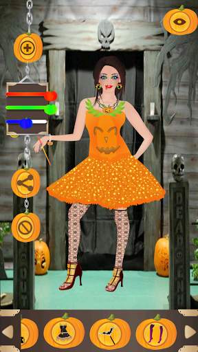 Halloween Girl Dress Up Game screenshot 7