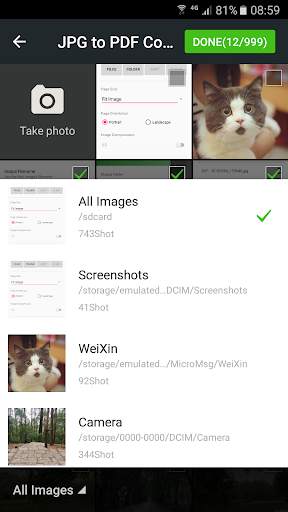 JPG to PDF Converter screenshot 2