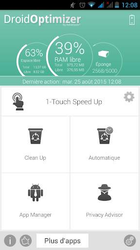 Droid Optimizer screenshot 1