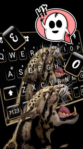 Roar Cheetah कीबोर्ड पृष्ठभूमि स्क्रीनशॉट 2