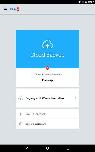 IDrive Online Backup screenshot 5