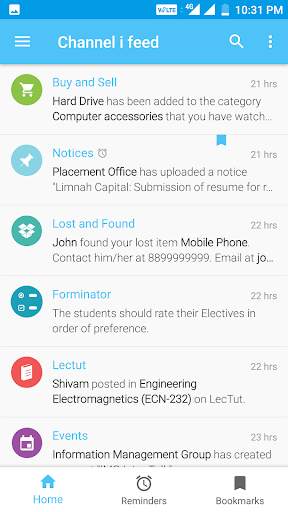Channel i Notifications - Notif i स्क्रीनशॉट 1