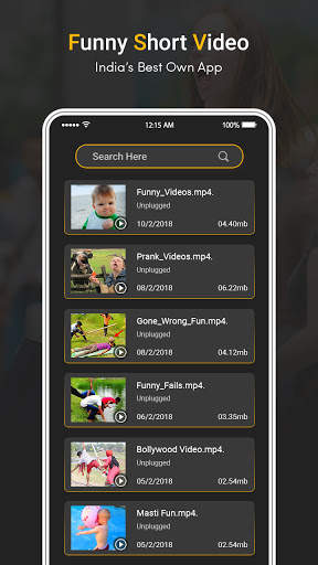 Short Funny Videos App screenshot 1