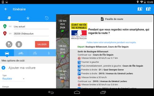 ViaMichelin Itinéraire & GPS screenshot 11