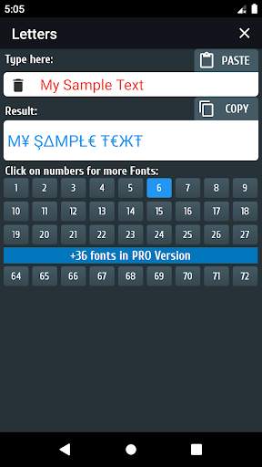 Cool text, symbols, letters, emojis, nicknames screenshot 4