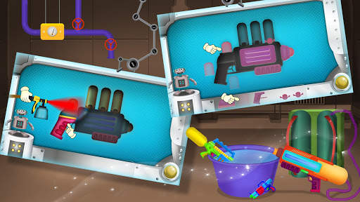 Menyenangkan pembuat pistol air: Toko pabrik maina screenshot 2