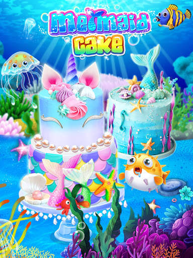 Unicorn Mermaid Cake - Princess Cake screenshot 1