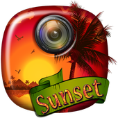Sunset Photo Frames icon