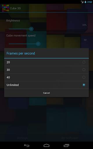 Cube 3D: Live Wallpaper screenshot 11