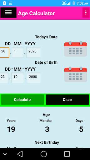My Age Calculation -  Count My Age screenshot 3