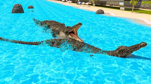 Angry Crocodile 2020 City Attack Simulator screenshot 2