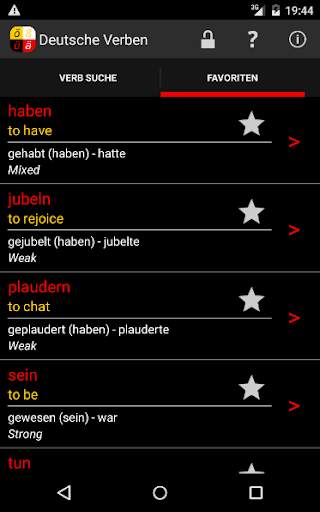 Deutsche Verben screenshot 9