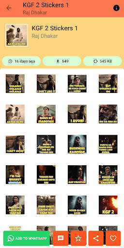 Mirzapur 2 Stickers For WA screenshot 5
