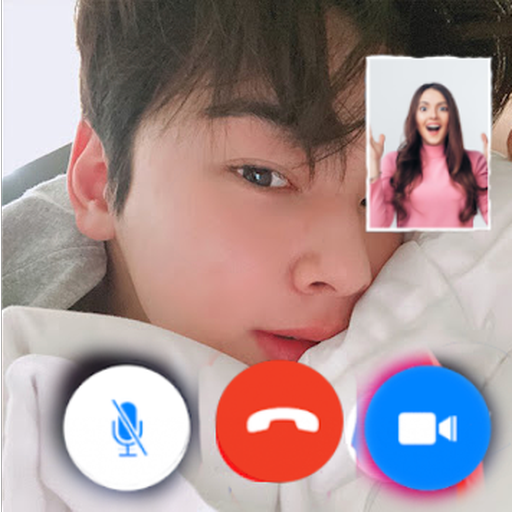 Cha Eun Woo Fake Video Call chat Prank your friend icon