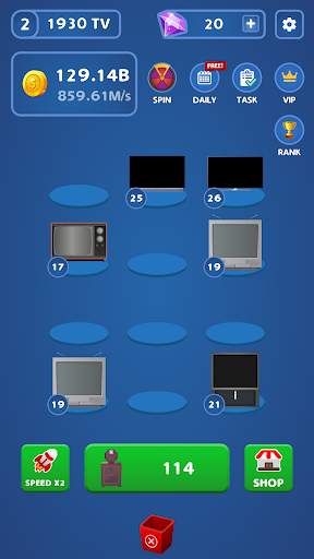 Merge TV: Click & Idle Tycoon Games screenshot 5