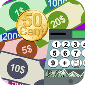 money counting game icon