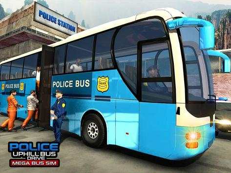 Police Uphill Bus Drive-Mega Bus Simulator screenshot 5