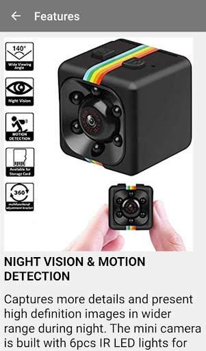 Sq11 Mini dv Camera Guide स्क्रीनशॉट 3