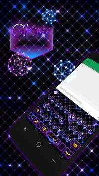Glow Theme for Kika Keyboard screenshot 1