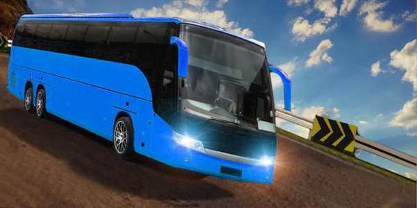 Uphill Off Road Driving Bus Game Simulator screenshot 1