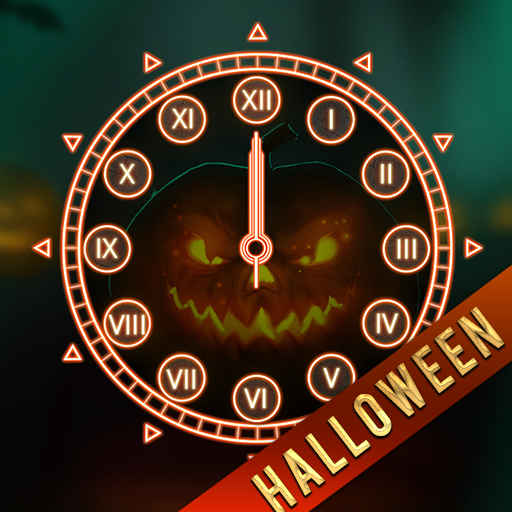 3D Halloween Clock Live icon
