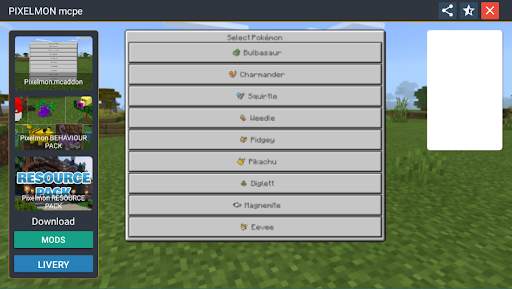 Pixelmon Mod Minecraft PE screenshot 2