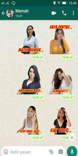 Stiker WA Lucu Kocak Keren screenshot 1