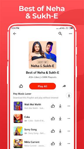 Neha Kakkar Song,Gane,नेहा कक्कड़ के गाने Love song screenshot 5