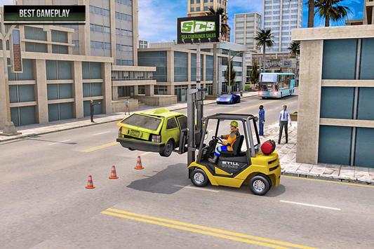 Lifter Cargo Simulator 3D Fork-lifter Game 2 تصوير الشاشة