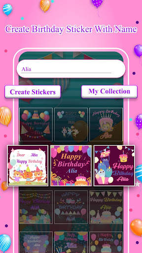 Birthday Video Maker App : Birthday Song With Name screenshot 4