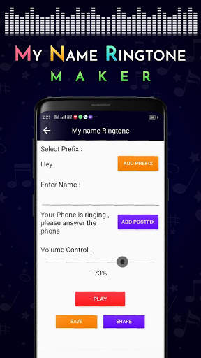 My Name Ringtone and Wallpaper Maker Free screenshot 3