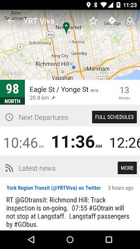 York Region YRT Viva Bus - Mo… screenshot 2