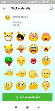 Emoticons stickers for whatsapp screenshot 3