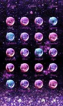 Violet V Launcher Theme screenshot 3