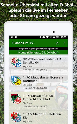 Fussball im TV live screenshot 8