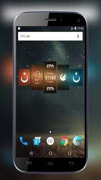 Homeland Digital Clock Widget 3 تصوير الشاشة
