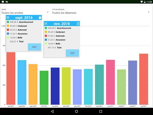 MyFuelLog2 - Gestion de véhicules screenshot 24